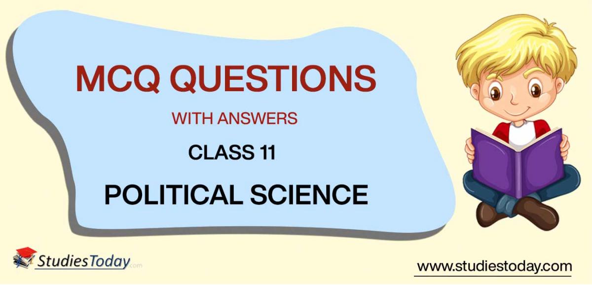 MCQ Class 11 Political Science With Answers Pdf Download